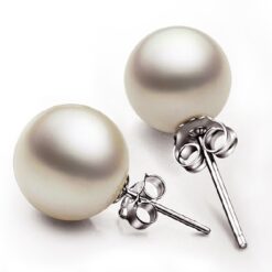 2020 new Simple S 9 2 5 Exquisite Round Pearl Geometric Jewelry ring for women Engagement Wedding Gift Ear Pin Ear Studs earring