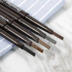 New 5 Colors Eyebrow Pencil Natural Waterproof Rotating Automatic Eyeliner Eye Brow Pencil with Brush Beauty Cosmetic Tool TSLM2