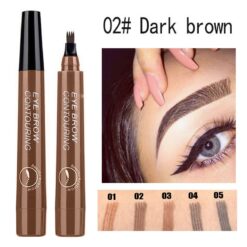 Microblading Eyebrow Pen Fork Tip Fine Sketch Liquid Eyebrow Tattoo Pencil Waterproof Long Lasting Eyebrow Tint Cosmetics TSLM2