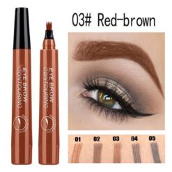 Microblading Eyebrow Pen Fork Tip Fine Sketch Liquid Eyebrow Tattoo Pencil Waterproof Long Lasting Eyebrow Tint Cosmetics TSLM2