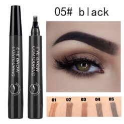 Microblading Eyebrow Pen Fork Tip Fine Sketch Liquid Eyebrow Tattoo Pencil Waterproof Long Lasting Eyebrow Tint Cosmetics TSLM2