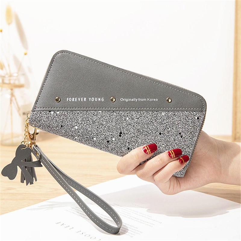 glitter wallets for womens